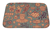 Load image into Gallery viewer, Bath Mat, Teasweets Doodle Pattern Copy That Square To The Side