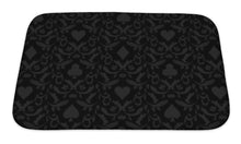 Load image into Gallery viewer, Bath Mat, Luxury Black Poker With Card Symbols