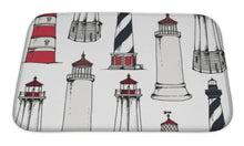 Load image into Gallery viewer, Bath Mat, Lighthouse Pattern