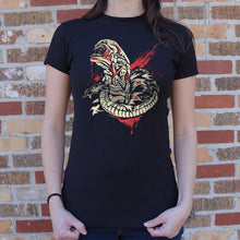 Load image into Gallery viewer, Chest Burstin' Alien T-Shirt (Ladies)
