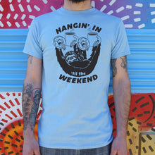 Load image into Gallery viewer, Hangin' For The Weekend Sloth T-Shirt (Mens)