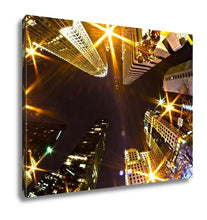 Load image into Gallery viewer, Gallery Wrapped Canvas, 1st January 2014 Charlotte Nc USA Nightlife Around Charlot