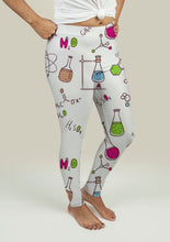 Load image into Gallery viewer, Leggings with Chemistry Pattern