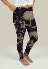 Load image into Gallery viewer, Leggings with Grunge Skulls