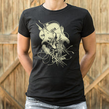 Load image into Gallery viewer, Smashed Guitar T-Shirt (Ladies)