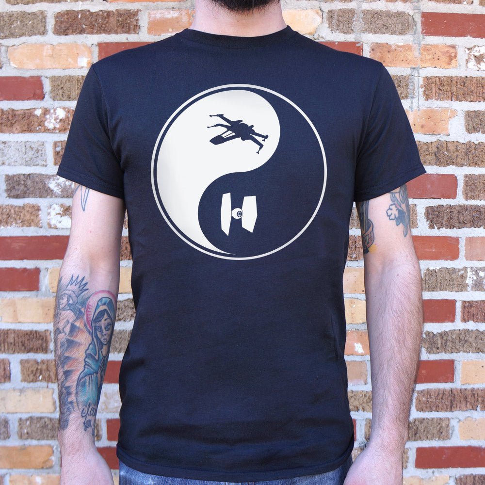 X Wing Tie Yang T-Shirt (Mens)